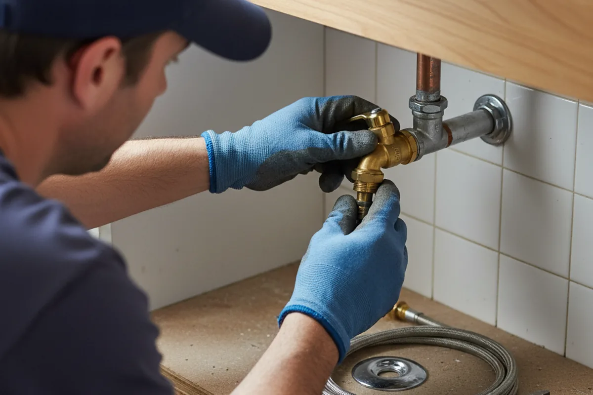 Shutoff valve and fitting work during Emergency Plumbing in Vanceburg